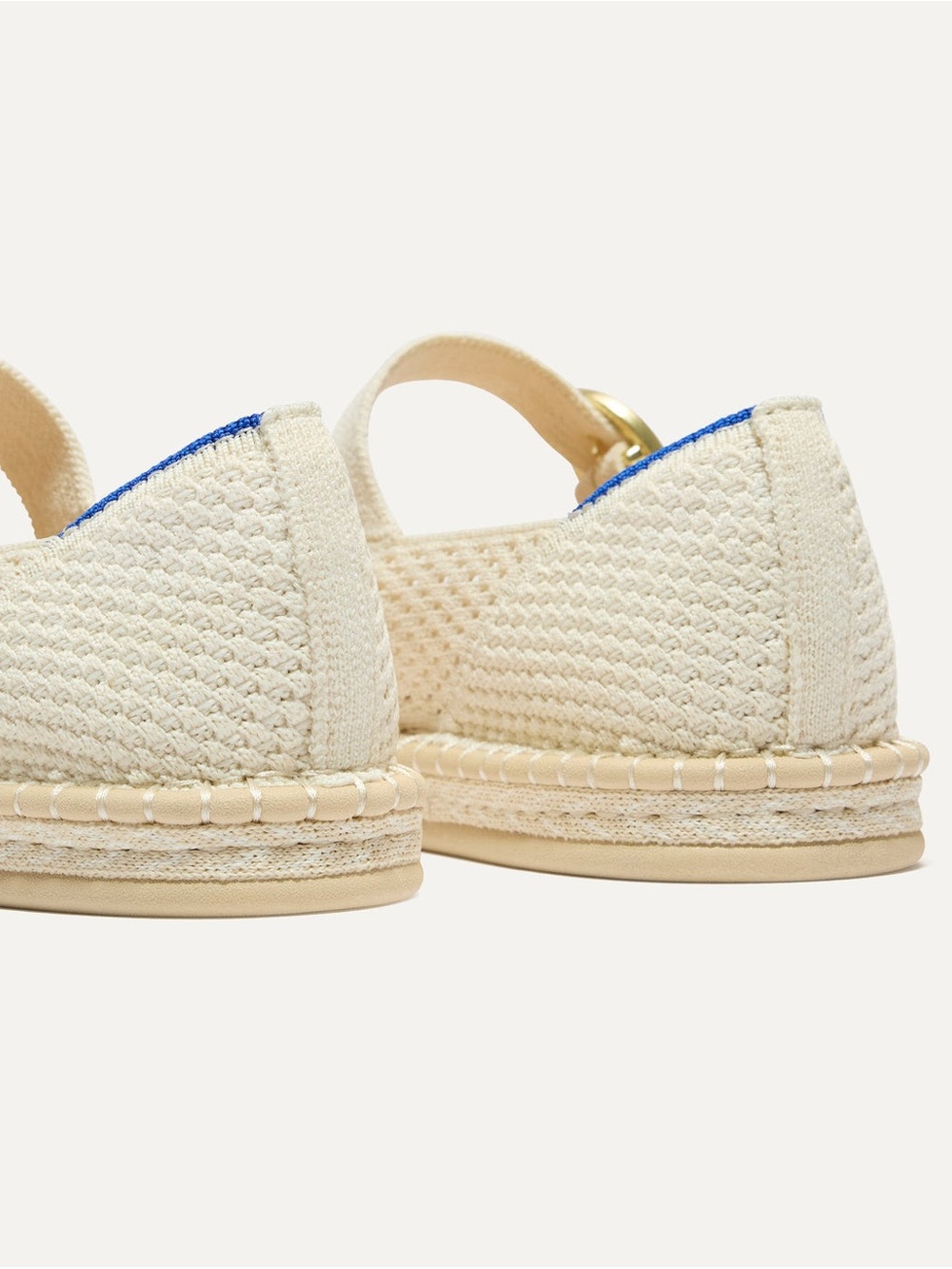 Rothy's The Espadrille Mary Jane Flats in Jasmine - Picture 4 of 15